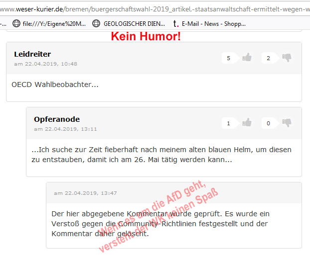Kein Humor